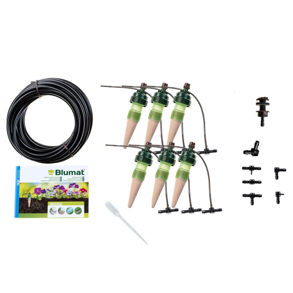 Blumat Small Box Kit - Ideal Starter Kit - Automatic Irrigation for Up To 6 Plants 1